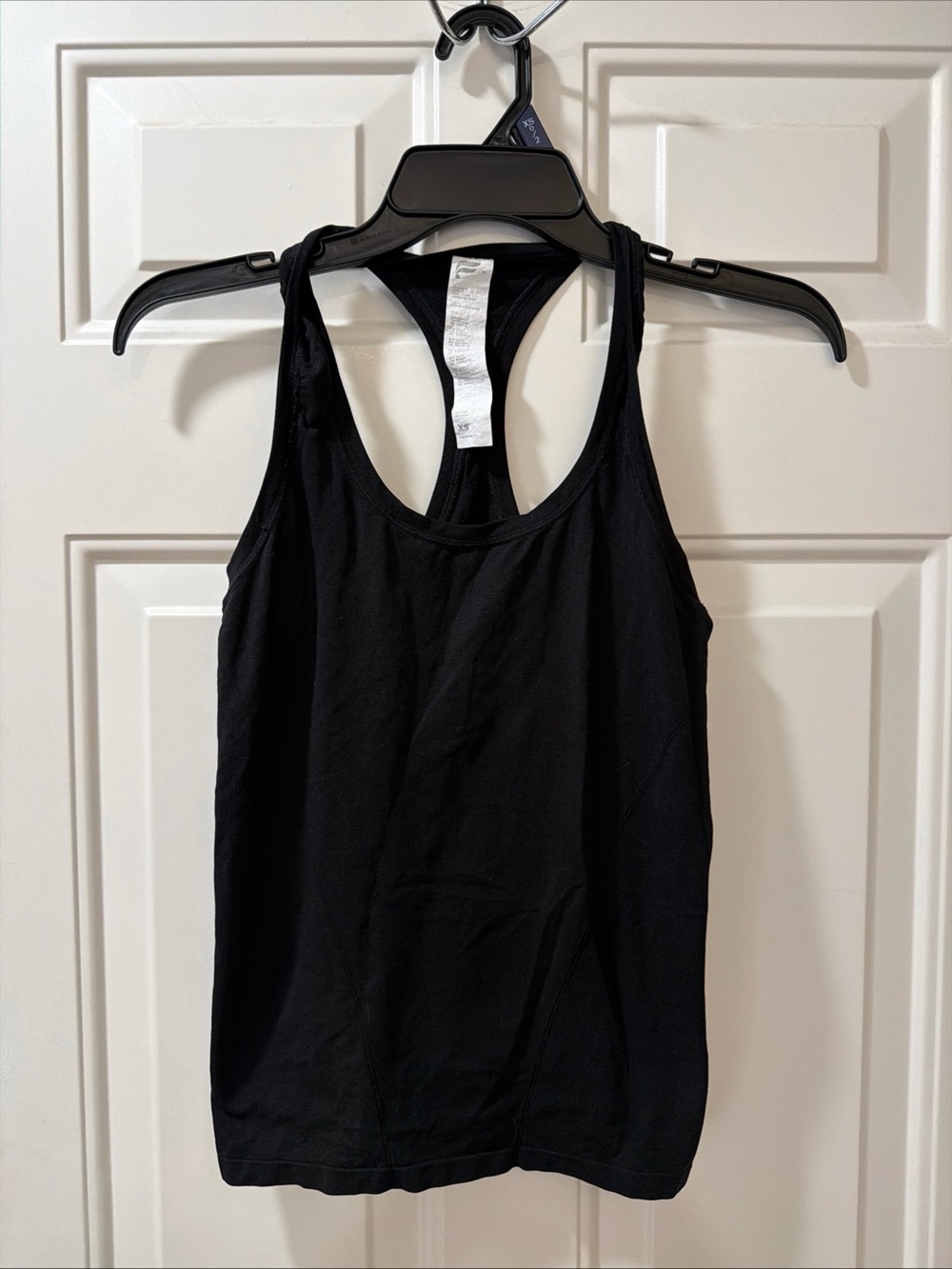 Fabletics Women's Black Racerback Tank Top Size X-Small Gym Running Activewear
